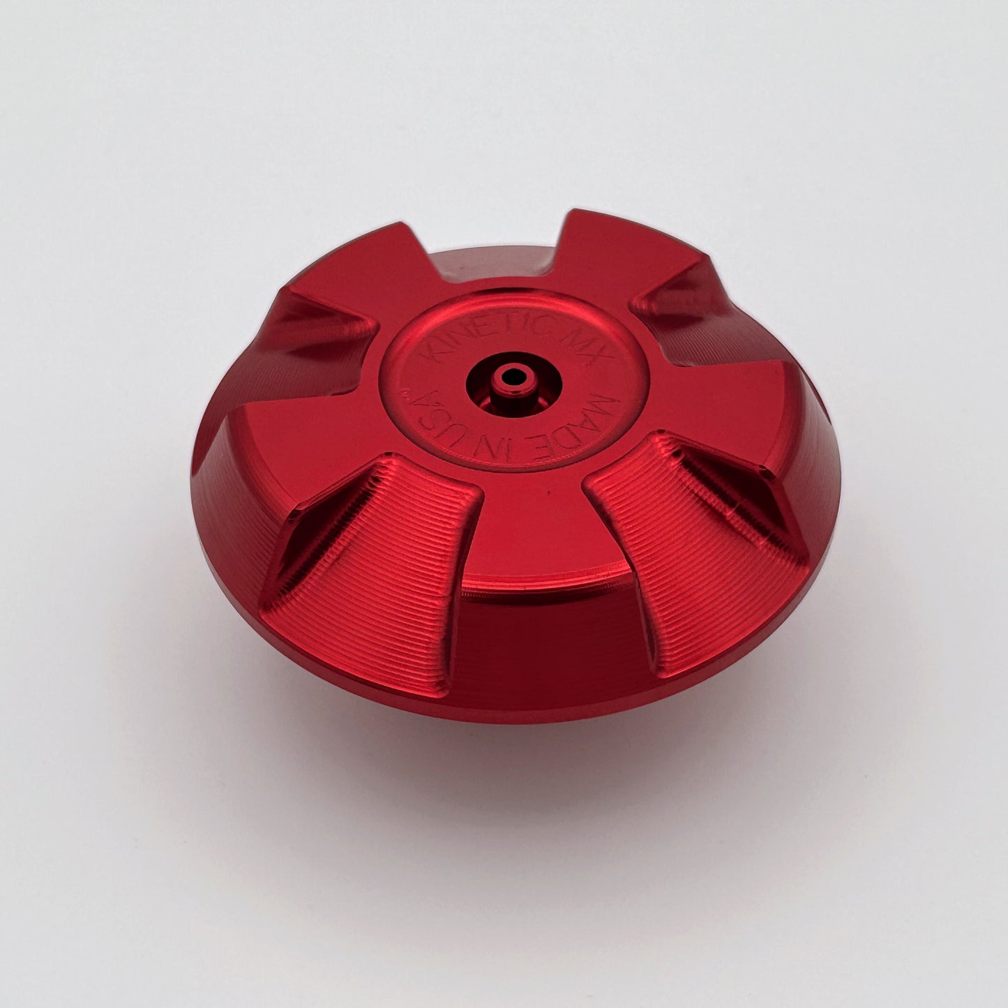 TB Parts Red Billet Gas Cap With Vent – Fits KLX110, DRZ110, CRF, TTR, XR 50/70, KLX