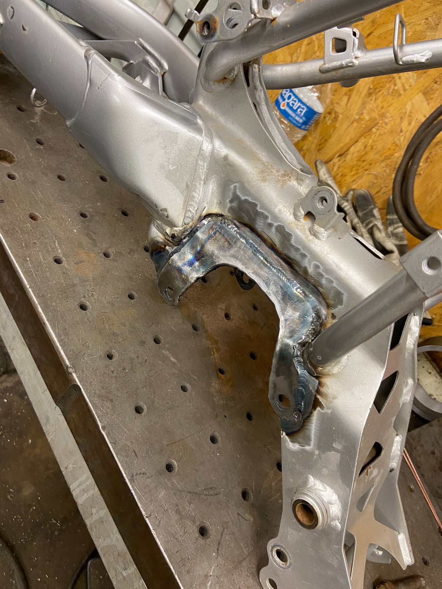 CRF110 Frame Gusset Kit - weld on frame brace